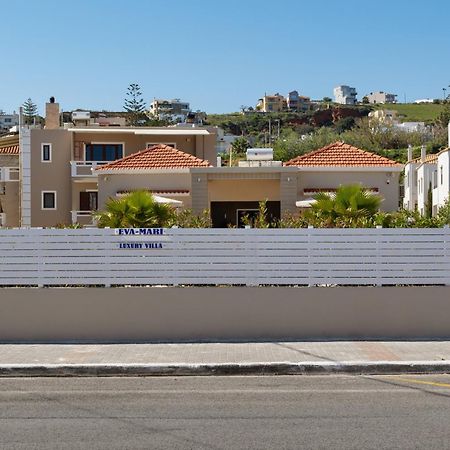 Luxury Villa Eva-Mari With Jacuzzi, 50M From The Beach Stalos Luaran gambar