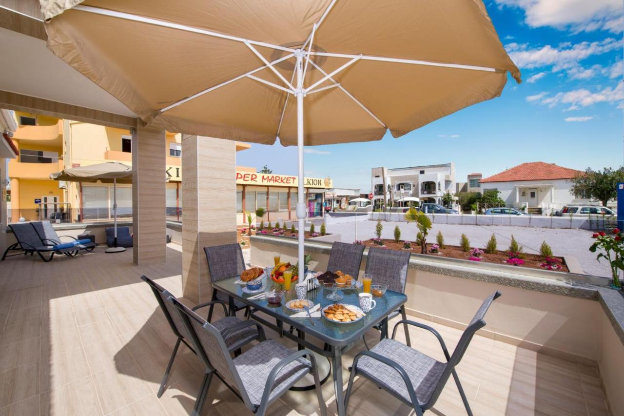 Luxury Villa Eva-Mari With Jacuzzi, 50M From The Beach Stalos Luaran gambar