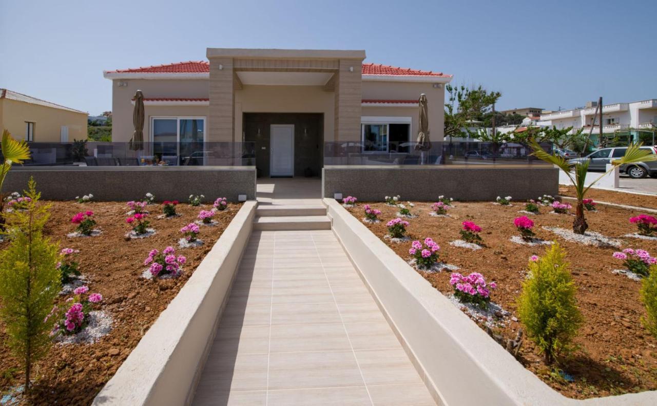 Luxury Villa Eva-Mari With Jacuzzi, 50M From The Beach Stalos Luaran gambar