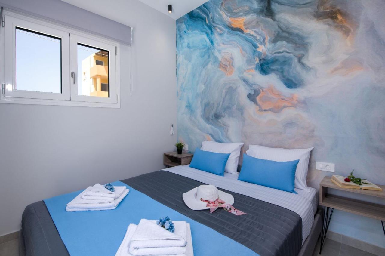 Luxury Villa Eva-Mari With Jacuzzi, 50M From The Beach Stalos Luaran gambar