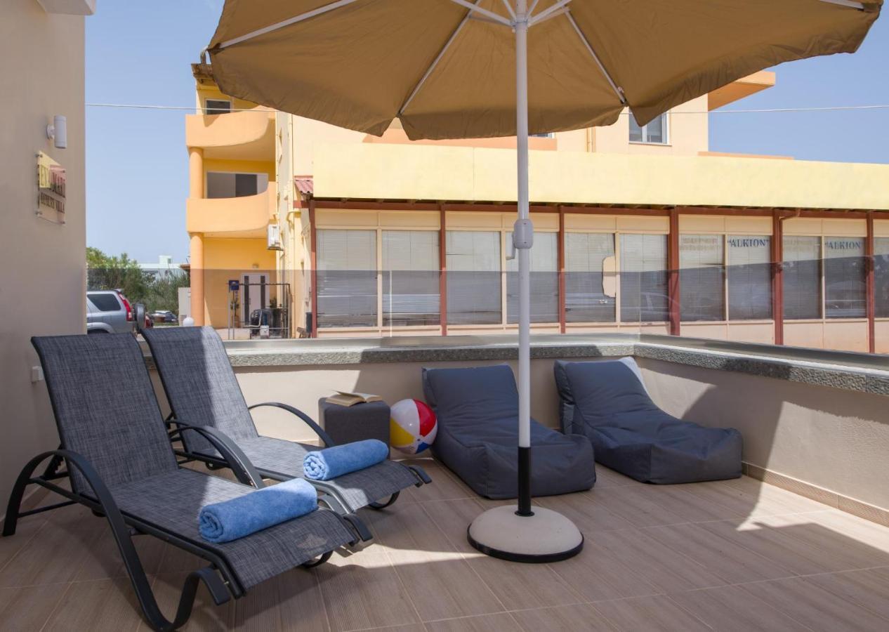 Luxury Villa Eva-Mari With Jacuzzi, 50M From The Beach Stalos Luaran gambar