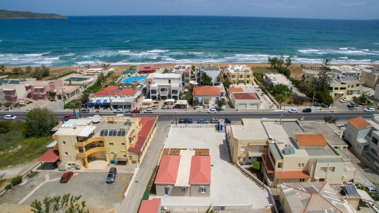Luxury Villa Eva-Mari With Jacuzzi, 50M From The Beach Stalos Luaran gambar