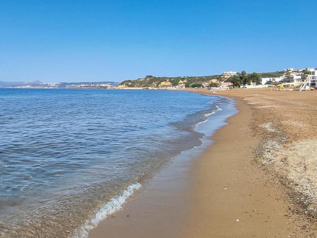 Luxury Villa Eva-Mari With Jacuzzi, 50M From The Beach Stalos Luaran gambar