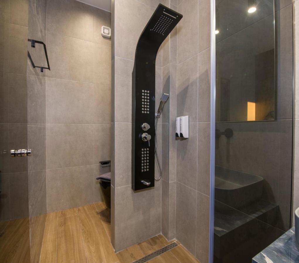 Luxury Villa Eva-Mari With Jacuzzi, 50M From The Beach Stalos Luaran gambar